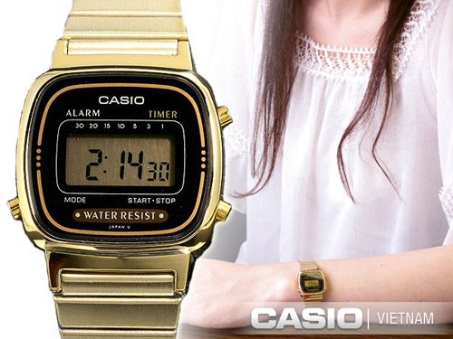 Đồng hồ Casio nữ LA 670WGA-1DF